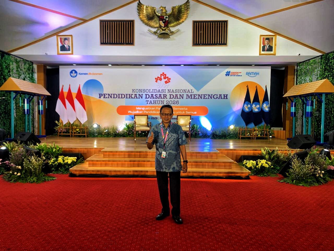 Guru SMAN 1 Lubuk Sikaping Ikuti Konsolidasi Nasional Program Kemendikdasmen