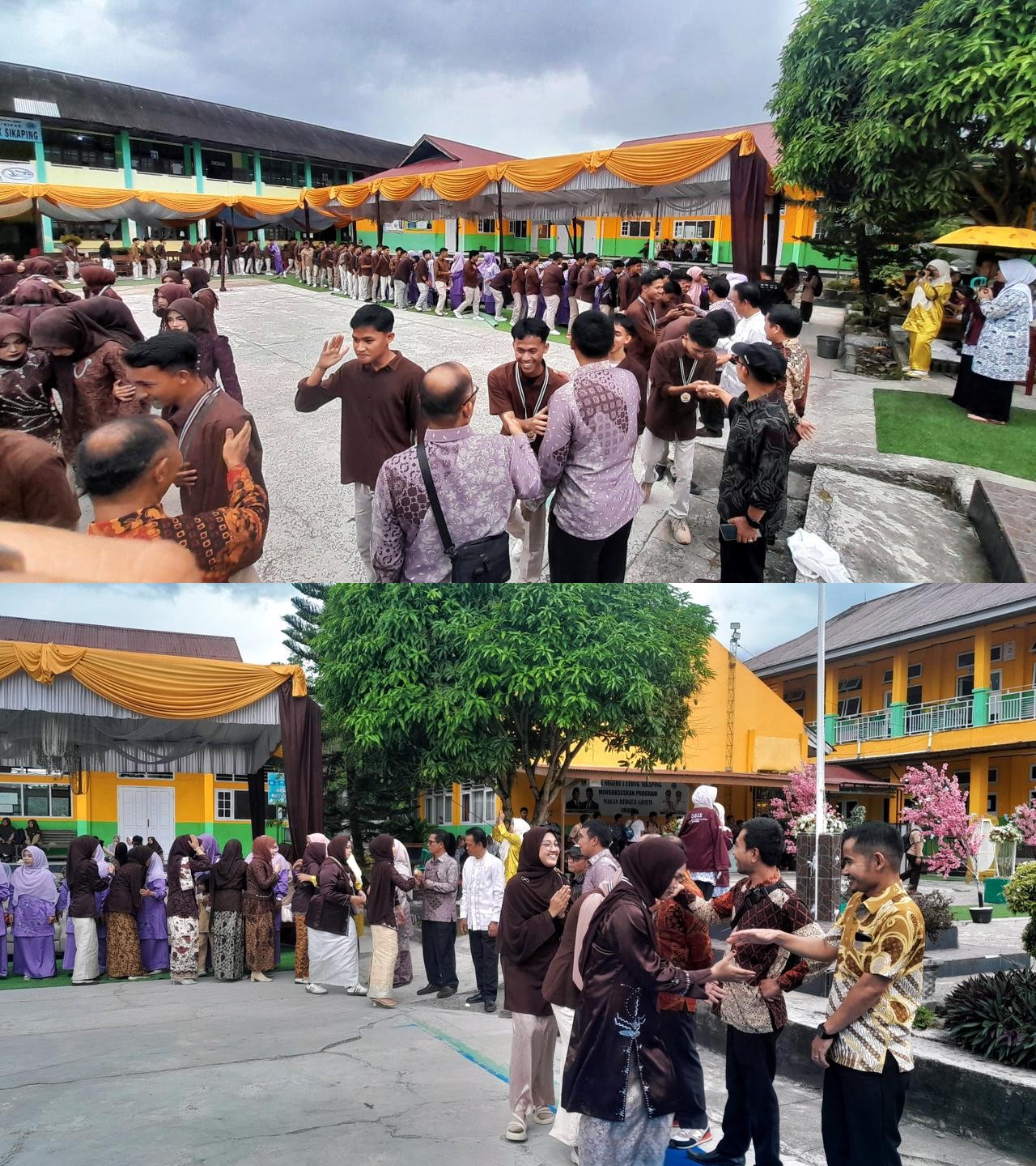 Haru dan Penuh Makna, Momen Maaf-Maafan Warnai Penutup Farewell Party Kelas XII SMAN 1 Lubuk Sikaping
