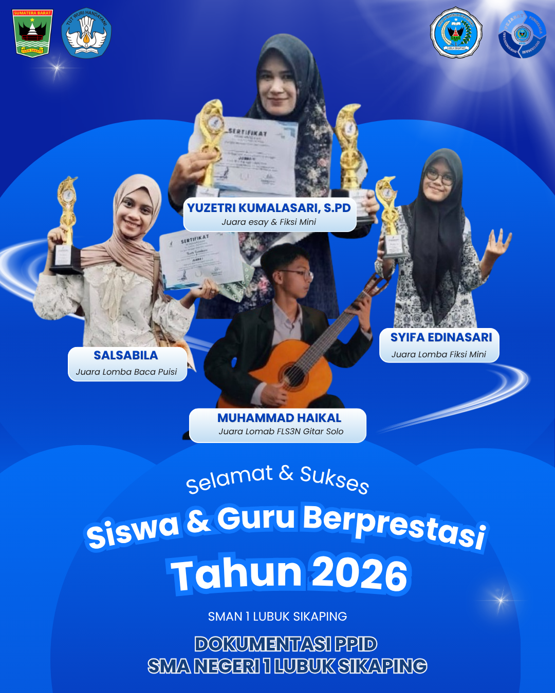 Guru dan Siswa SMAN 1 Lubuk Sikaping Raih Berbagai Prestasi Membanggakan