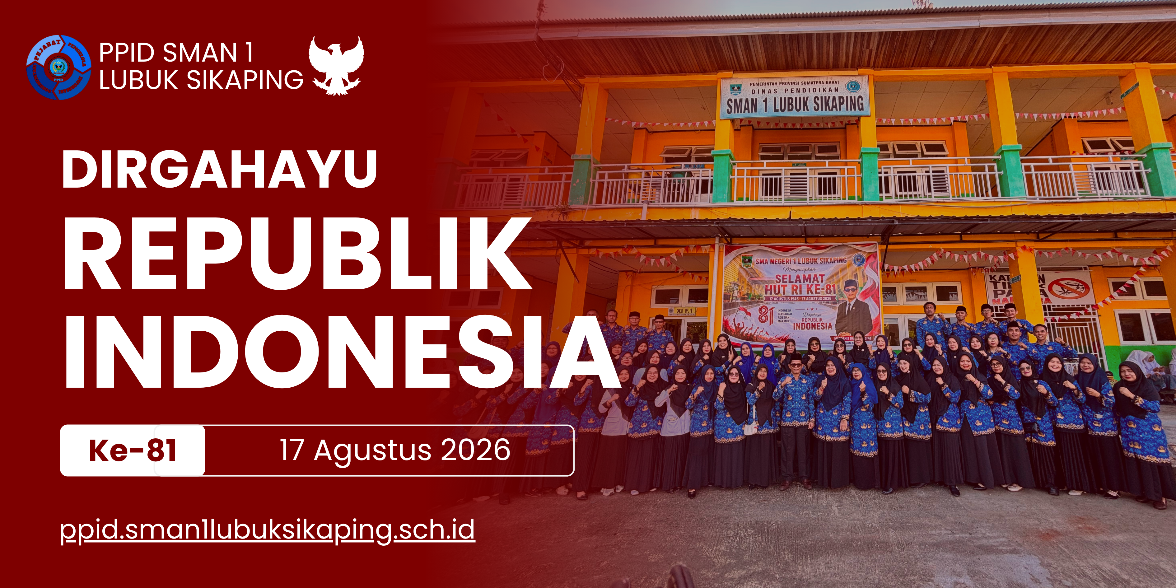 Dirgahayu Republik Indonesia ke-81!