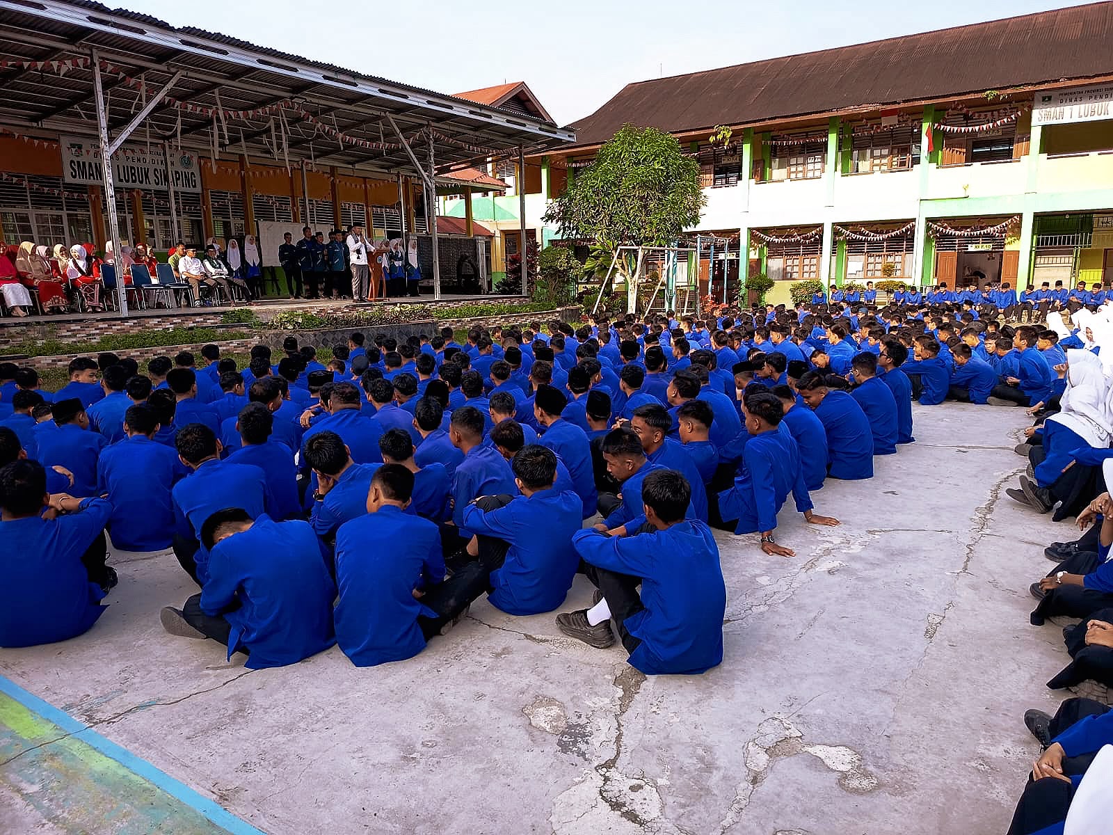 SMAN 1 Lubuk Sikaping Peringati Maulid Nabi Muhammad SAW 1448 H