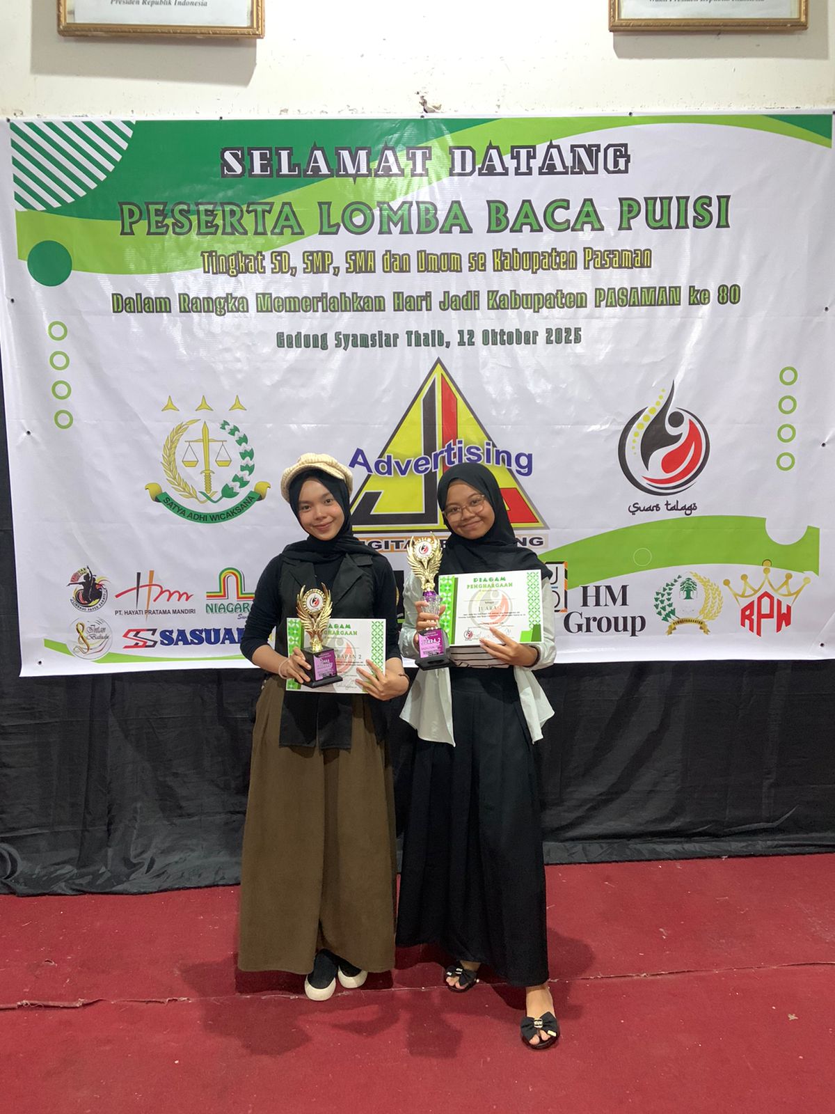 Lomba Baca Puisi Tingkat Kabupaten Pasaman