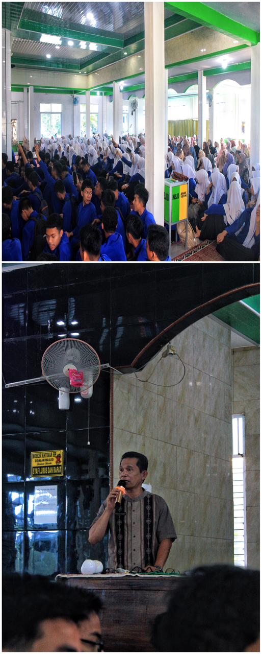 Pembukaan Muhasabah SMAN 1 Lubuk Sikaping oleh Kepala Sekolah