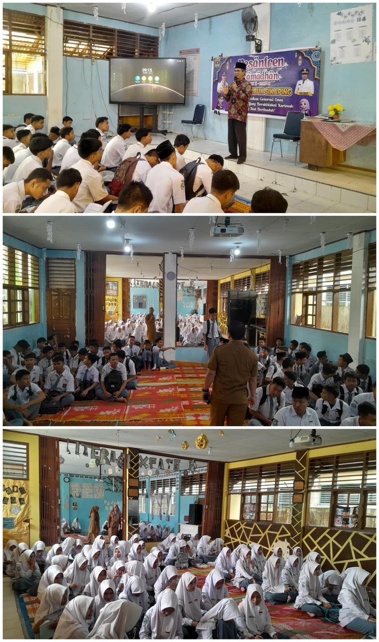 Semangat Hari Pertama Pesantren Ramadhan SMAN 1 Lubuk Sikaping