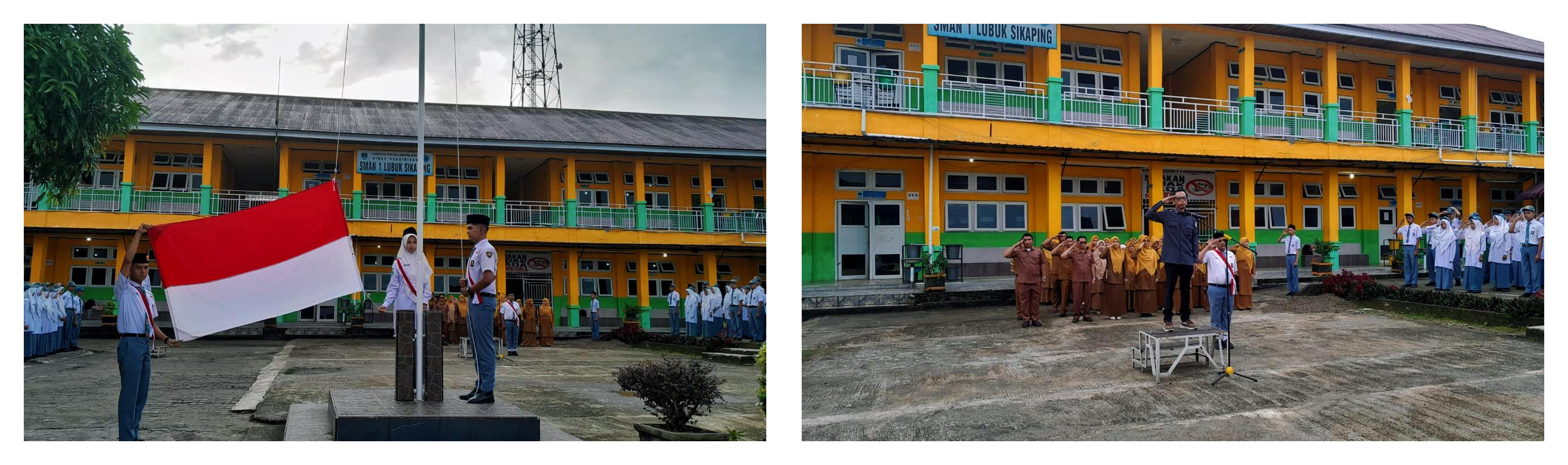 Bawaslu Jadi Pembina Upacara, Tekankan Pentingnya Demokrasi bagi Siswa SMAN 1 Lubuk Sikaping