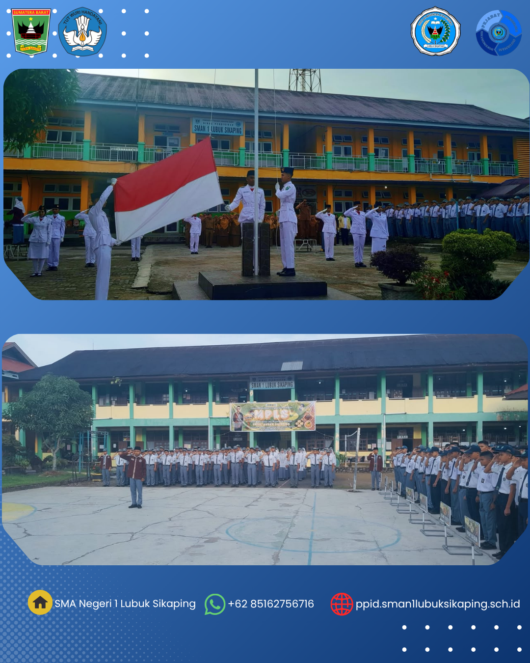 Upacara Perdana Tahun Ajaran 2026/2027 di SMAN 1 Lubuk Sikaping